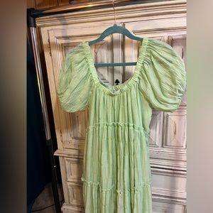 Pastel Green &Merci Maxi dress